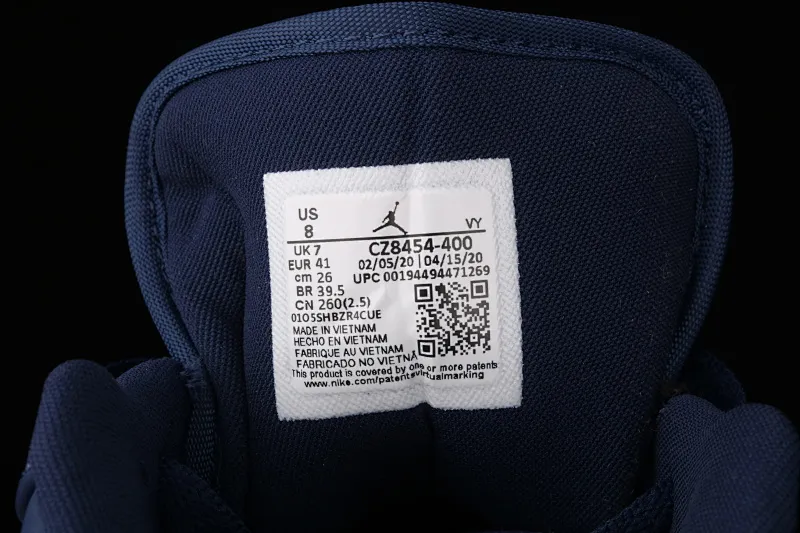 All categories Air Jordan Jordan series basketball shoes Air Jordan 1 Low G version pure original Air Jordan 1 Low AJ1 Joe 1 Patriot blue and red low-top cultural and leisure sports sneakers CZ8454-400